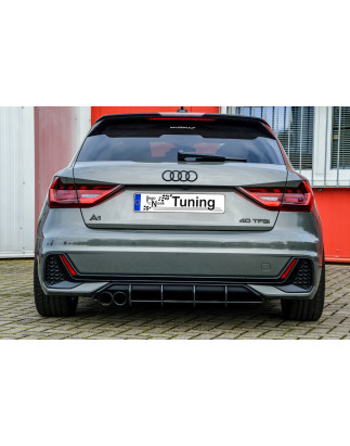 Kit pinne posteriori per diffusore  Audi A1 (GB) (Cod. IN-INE-390045CSLORT-ABS-C)