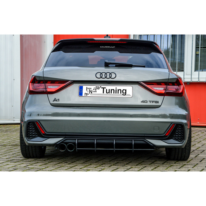 Kit pinne posteriori per diffusore  Audi A1 (GB) (Cod. IN-INE-390045CSLORT-ABS-C)