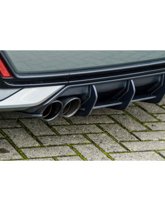 Kit pinne posteriori per diffusore  Audi A1 (GB) (Cod. IN-INE-390045CSLORT-ABS-C)