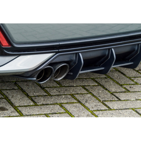Kit pinne posteriori per diffusore  Audi A1 (GB) (Cod. IN-INE-390045CSLRT-ABS)