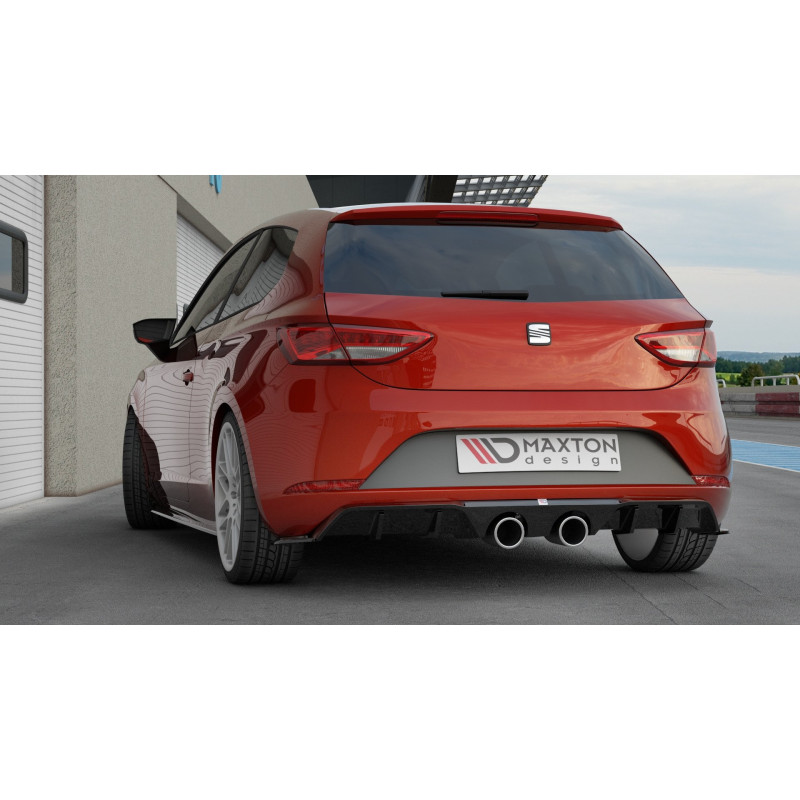Sottoparaurti posteriore V.2 Seat Leon Cupra  Mk3 Facelift (Cod. M-SE-LE-3F-CU-RS2G)