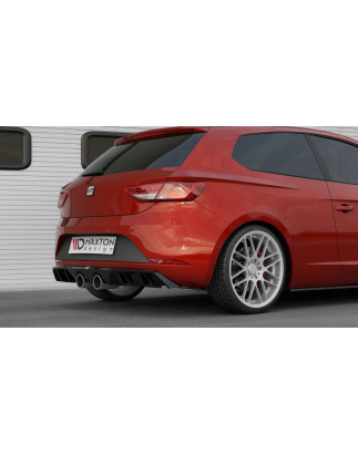 Sottoparaurti posteriore V.2 Seat Leon Cupra  Mk3 Facelift (Cod. M-SE-LE-3F-CU-RS2G)