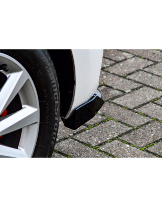 Set sottoparaurti laterali posteriori in abs con flaps laterali Audi A1 (GB) (Cod. IN-INE-390045CSLW