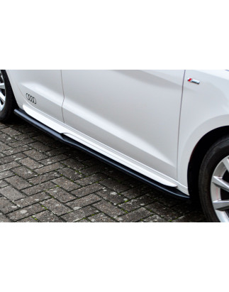 Set minigonne Cup con flaps posteriori Race look Audi A1 (GB) (Cod. IN-INE-390050CSL-ABS)