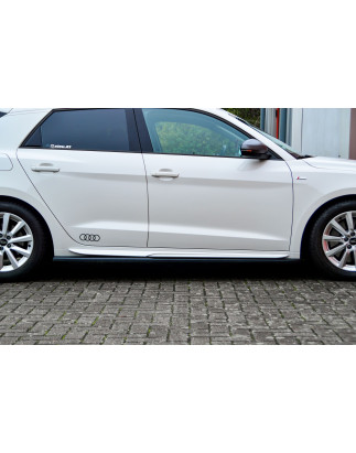 Set minigonne Cup con flaps posteriori Race look Audi A1 (GB) (Cod. IN-INE-390050CSL-ABS-G)