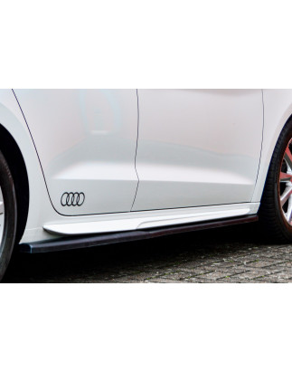Set minigonne Cup con flaps posteriori Race look Audi A1 (GB) (Cod. IN-INE-390050CSL-ABS-G)