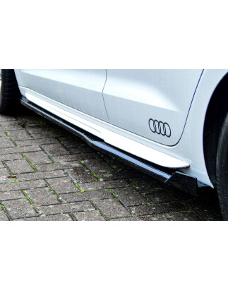 Set minigonne Cup con flaps anteriori e posteriori race look   Audi A1 (GB) (Cod. IN-INE-390050CSLW-