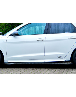 Set minigonne Cup con flaps anteriori e posteriori race look   Audi A1 (GB) (Cod. IN-INE-390050CSLW-
