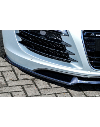 Spoiler paraurti anteriore in abs adatto per V8+V10+GT+LMX Audi R8 42 (Cod. IN-INE-400031-ABS-2)