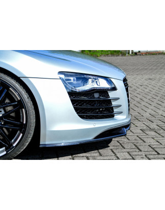 Spoiler paraurti anteriore in abs adatto per V8+V10+GT+LMX Audi R8 42 (Cod. IN-INE-400031-ABS-C-2)