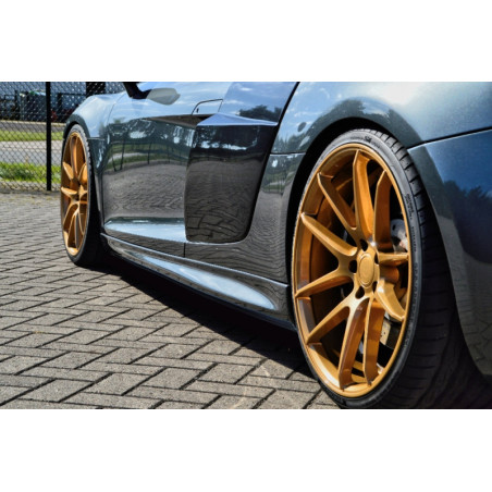 Set minigonne   adatto per V8 Audi R8 42 (Cod. IN-INE-400050-ABS-G)