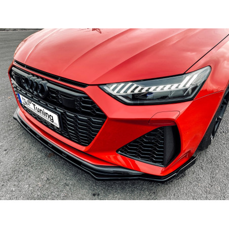 Spoiler paraurti anteriore in abs con flaps laterali Audi RS7  Typ C8 4K (Cod. IN-INE-410031CRS-ABS(