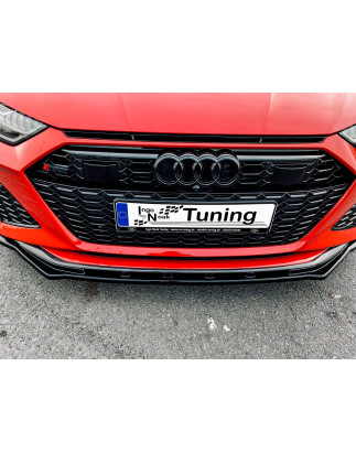 Spoiler paraurti anteriore in abs con flaps laterali Audi RS7  Typ C8 4K (Cod. IN-INE-410031CRS-ABS(