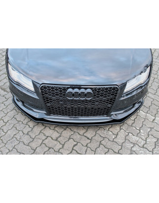 Spoiler paraurti anteriore in abs Audi A7 S-Line + S7  (Cod. IN-INE-410031SL-ABS-C)