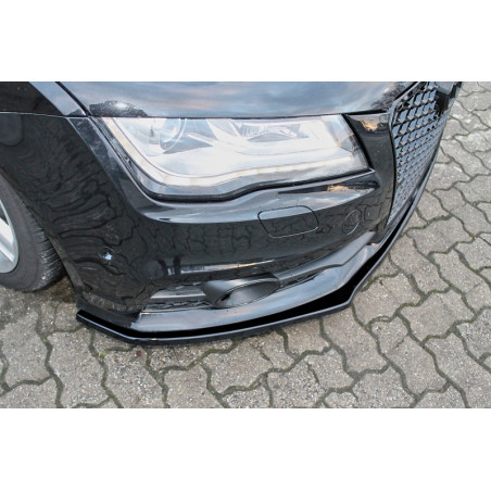 Spoiler paraurti anteriore in abs Audi A7 S-Line + S7  (Cod. IN-INE-410031SL-ABS-G)