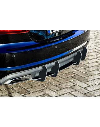 Estrattore posteriore race look Audi A7 4G C7 Facelift (Cod. IN-INE-410045BRT-ABS)