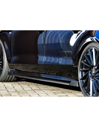 Set minigonne sottoporta con flaps anteriorie + posteriori Audi A7 4G C7 Facelift (Cod. IN-INE-41005