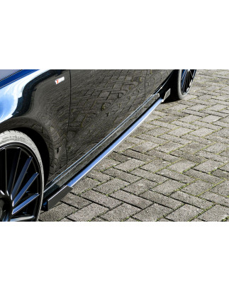 Set minigonne sottoporta con flaps anteriorie + posteriori Audi A7 4G C7 Facelift (Cod. IN-INE-41005