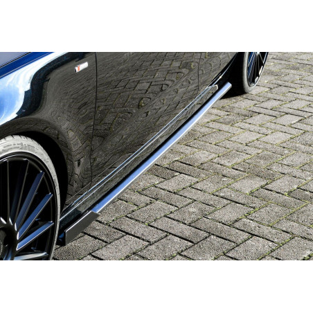 Set minigonne sottoporta con flaps anteriori Audi A7 4G C7 Facelift (Cod. IN-INE-410050B-ABS(WV)-C)