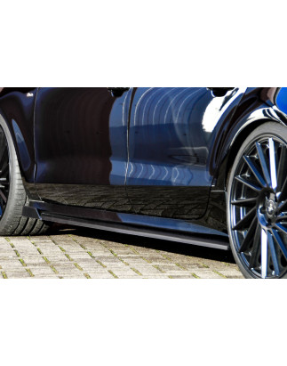 Set minigonne sottoporta con flaps anteriori Audi A7 4G C7 Facelift (Cod. IN-INE-410050B-ABS(WV)-G)