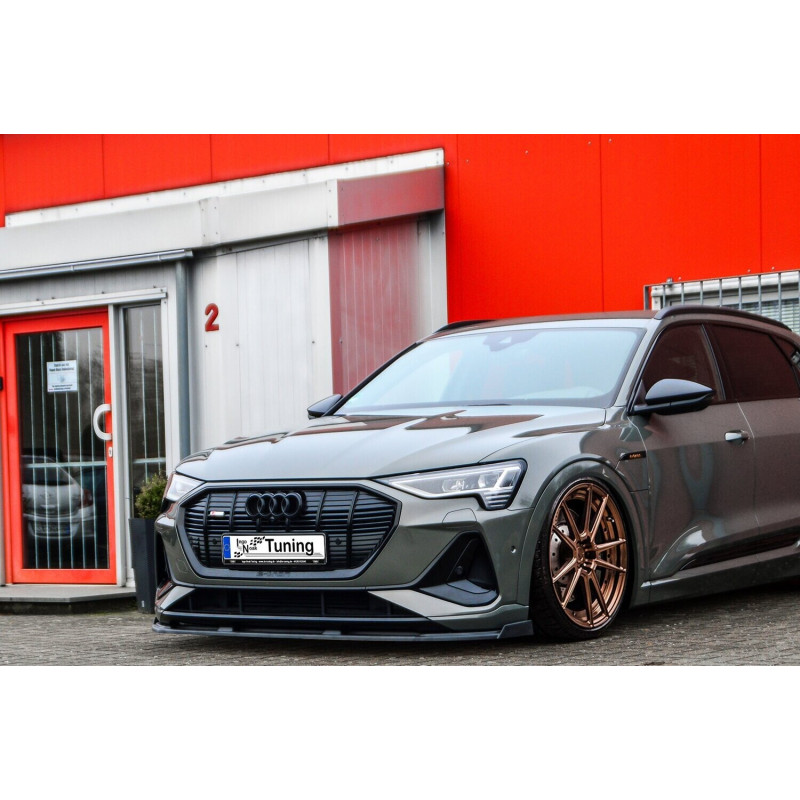 Spoiler paraurti anteriore in abs con flaps laterali Audi e-tron Quattro (Cod. IN-INE-420031QW-ABS)
