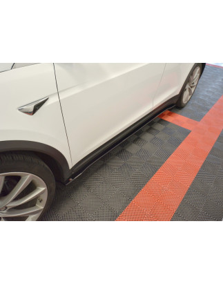 Diffusori minigonne V.2 Tesla Model X Mk1 (Cod. M-TE-MODELX-SD2G)