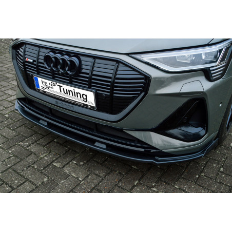 Spoiler paraurti anteriore in abs con flaps laterali Audi e-tron Quattro (Cod. IN-INE-420031QW-ABS-C