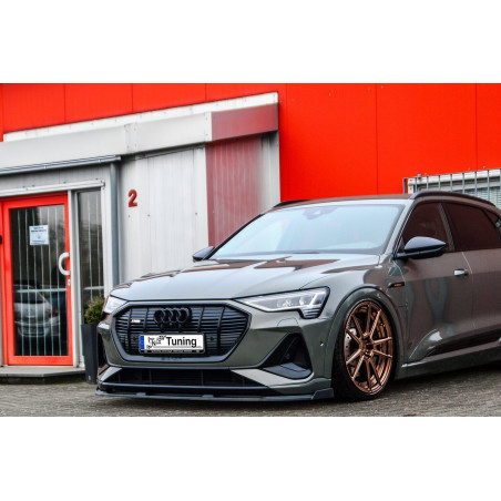 Spoiler paraurti anteriore in abs con flaps laterali Audi e-tron Quattro (Cod. IN-INE-420031QW-ABS-G