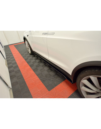 Diffusori minigonne V.2 Tesla Model X Mk1 (Cod. M-TE-MODELX-SD2G)