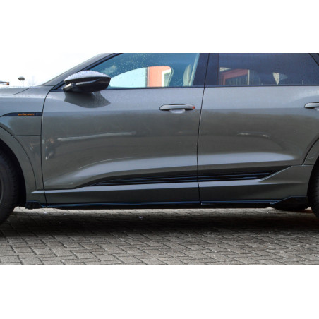 Set minigonne sottoporta con flaps anteriori e posteriori set 6 pezzi  Audi e-tron Quattro (Cod. IN-