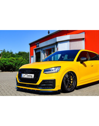 Spoiler paraurti anteriore in abs con flaps laterali Audi Q2 GA MK1 Sport  (Cod. IN-INE-430031QSW-AB