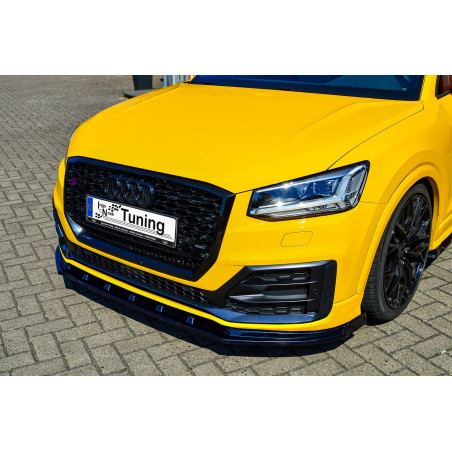 Spoiler paraurti anteriore in abs con flaps laterali Audi Q2 GA MK1 Sport  (Cod. IN-INE-430031QSW-AB