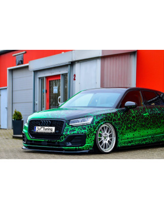 Spoiler paraurti anteriore in abs con flaps laterali Audi Q2 GA MK1 (Cod. IN-INE-430031QW-ABS-G)