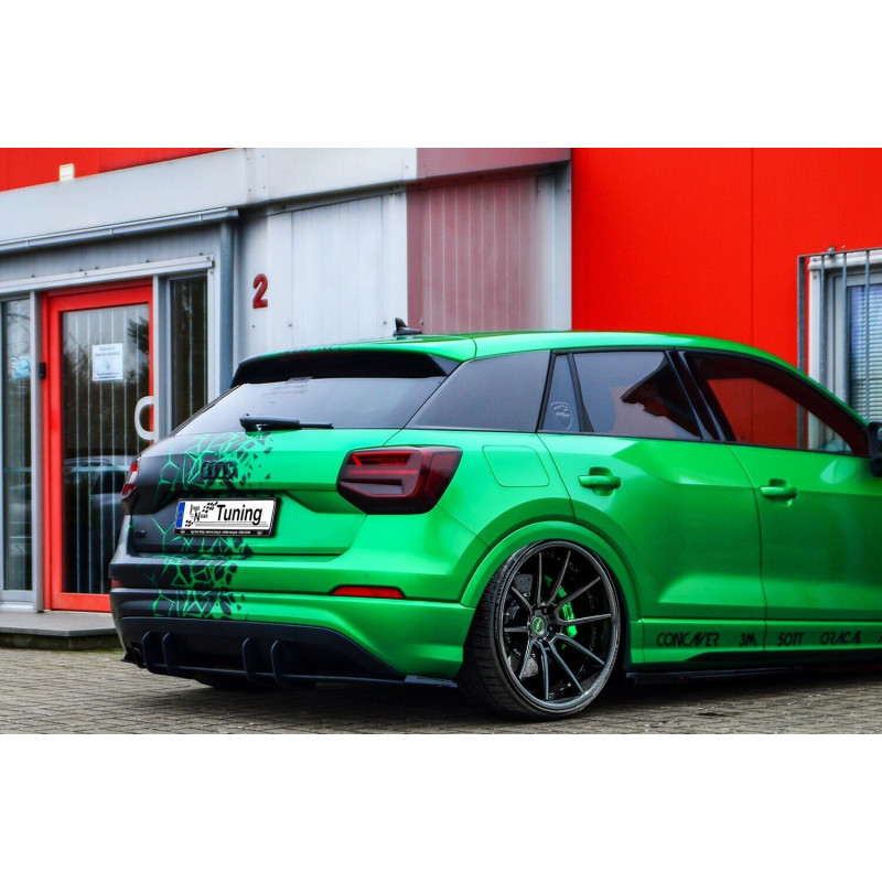 Kit pinne posteriori per diffusore Audi Q2 GA MK1 (Cod. IN-INE-430045QRT-ABS)