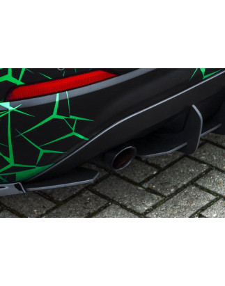 Kit pinne posteriori per diffusore Audi Q2 GA MK1 (Cod. IN-INE-430045QRT-ABS)