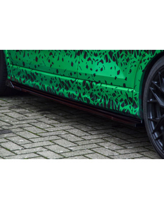 Set minigonne sottoporta con flaps anteriori Audi Q2 GA MK1 (Cod. IN-INE-430050QWV-ABS)