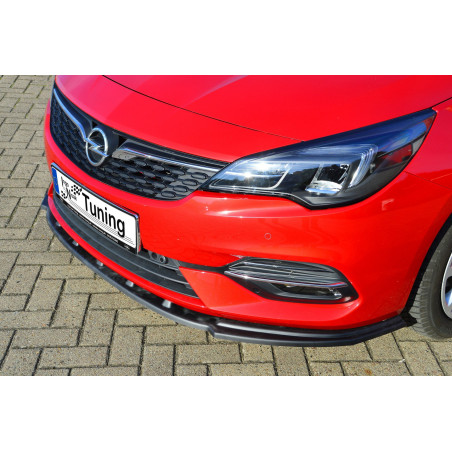 Spoiler paraurti anteriore in abs  Opel Astra K hatchback (Cod. IN-INE-560031E(F)-ABS)