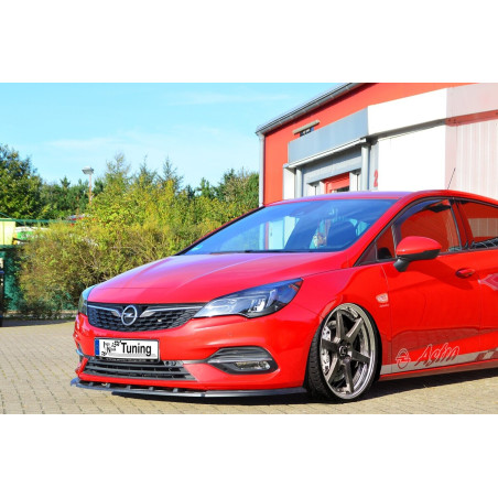 Spoiler paraurti anteriore in abs  Opel Astra K hatchback (Cod. IN-INE-560031E(F)-ABS-G)