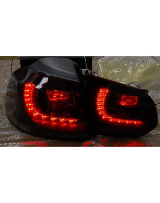 Fari Posteriori Volkswagen Golf 6 R32 Red/Smoked (Cod. E-FAW122)