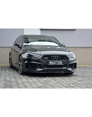 SPLITTER ANTERIORE V.1 Audi RS3 Sportback 8V Facelift (Cod. M-AU-RS3-8VF-FD1G)