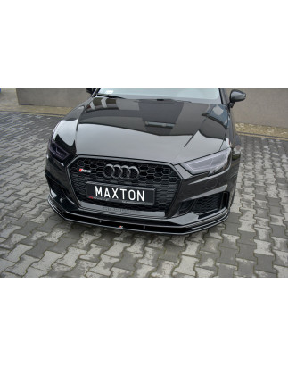 SPLITTER ANTERIORE V.1 Audi RS3 Sportback 8V Facelift (Cod. M-AU-RS3-8VF-FD1G)