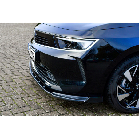Spoiler paraurti anteriore in abs con flaps laterali Opel Astra L hatchback (Cod. IN-INE-560031FW-AB