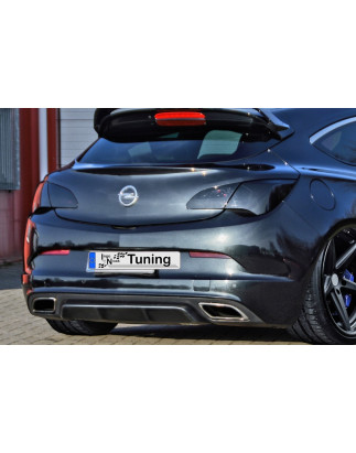 Diffusore centrale paraurti posteriore Opel Astra J OPC (Cod. IN-INE-560045DOPC-ABS-C)