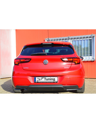 Diffusore paraurti posteriore inserto centrale e laterali Opel Astra K hatchback (Cod. IN-INE-560045
