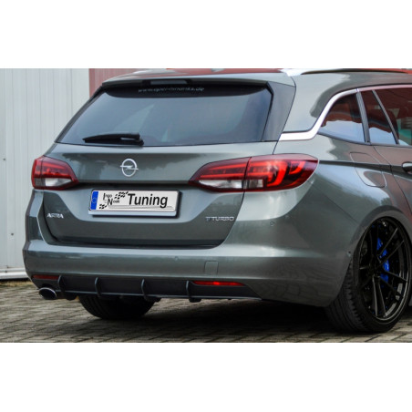 Sottoparaurti posteriore race look con flaps Opel Astra K Sports Tourer (Cod. IN-INE-560045ERT-ABS)