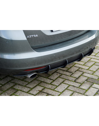 Sottoparaurti posteriore race look con flaps Opel Astra K Sports Tourer (Cod. IN-INE-560045ERT-ABS)