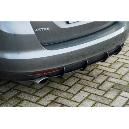 Sottoparaurti posteriore race look con flaps Opel Astra K Sports Tourer (Cod. IN-INE-560045ERT-ABS)