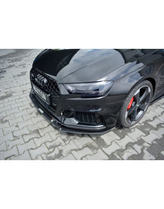 SPLITTER RACING ANTERIORE V.1 Audi RS3 Sportback 8V Facelift (Cod. M-AU-RS3-8VF-CNC-FD1A)