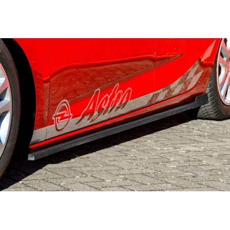 Set minigonne sottoporta con flaps posteriori Opel Astra K Sports Tourer (Cod. IN-INE-560050EWH-ABS-