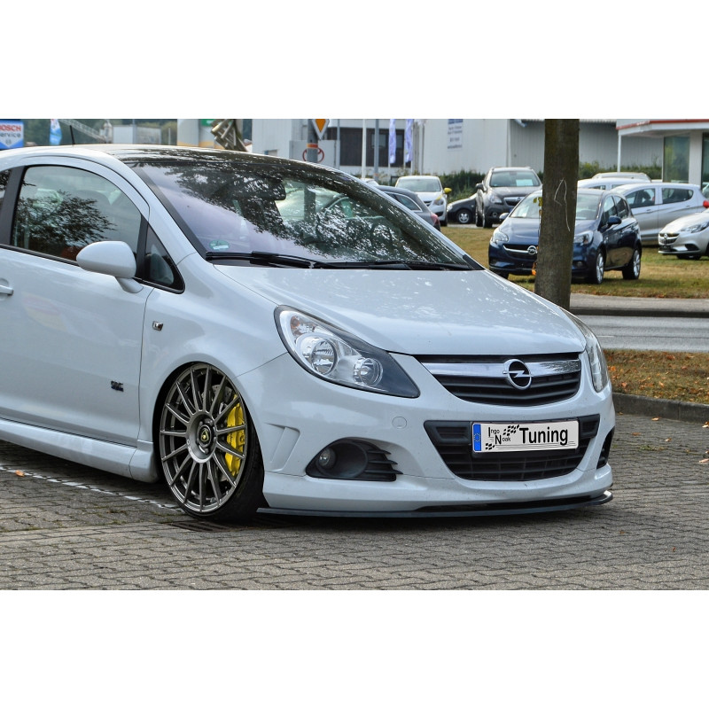 Spoiler paraurti anteriore in abs Opel Corsa D OPC (Cod. IN-INE-570031DOPC-ABS-C)